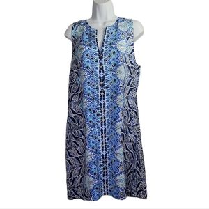 LILLY PULITZER Kelby Stretch Dress A Mermaid's Tail Sz 12 Sleeveless Pockets